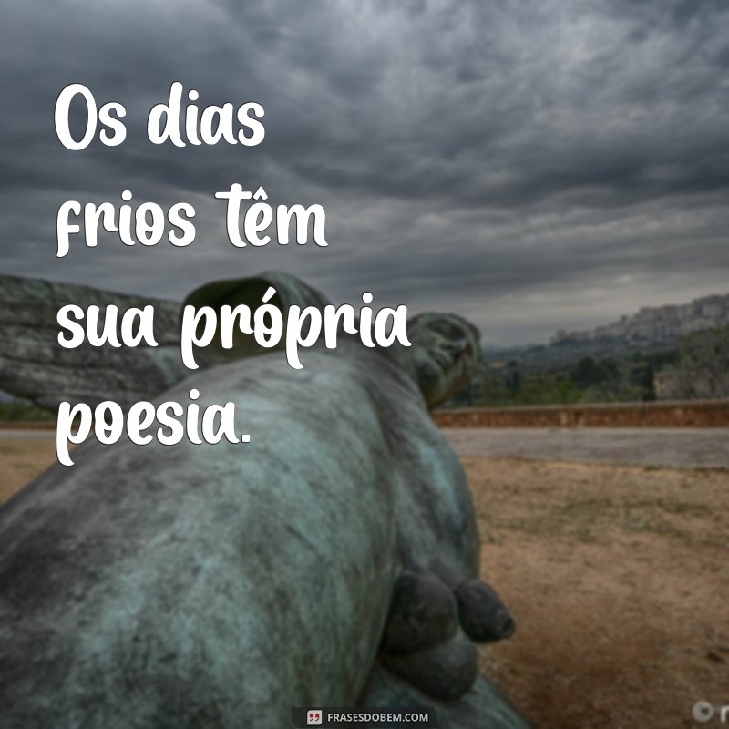 Frases Inspiradoras para Aproveitar o Friozinho com Conforto e Estilo 