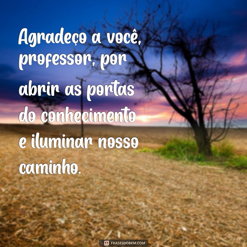 agradecimento:cghtlnl1xjk= mensagem dia dos professores Agradeço a você, professor, por abrir as portas do conhecimento e iluminar nosso caminho.