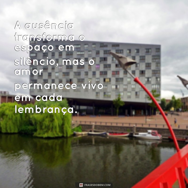 luto por uma pessoa querida A ausência transforma o espaço em silêncio, mas o amor permanece vivo em cada lembrança.