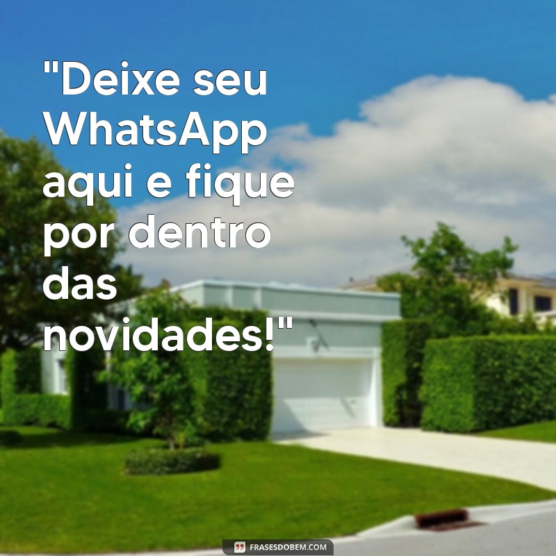 deixe seu whatsapp aqui imagem 