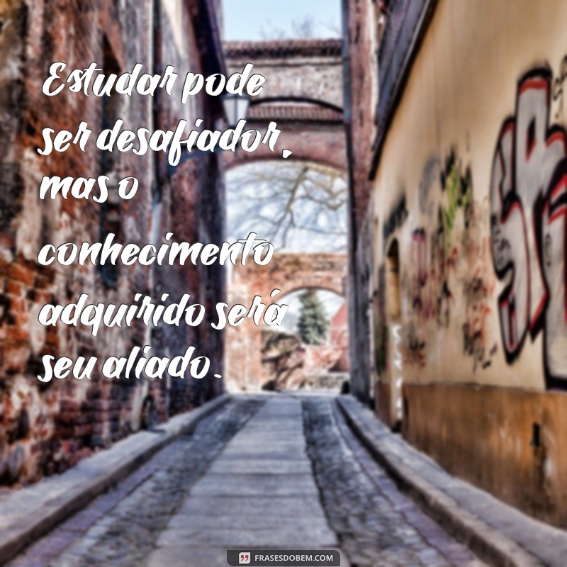 Frases Motivacionais para Estudar: Inspire-se e Alcance Seus Objetivos Acadêmicos 