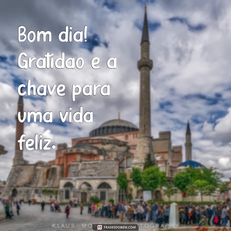 Bom Dia: Cultivando a Gratidão para Começar o Dia com Positividade 