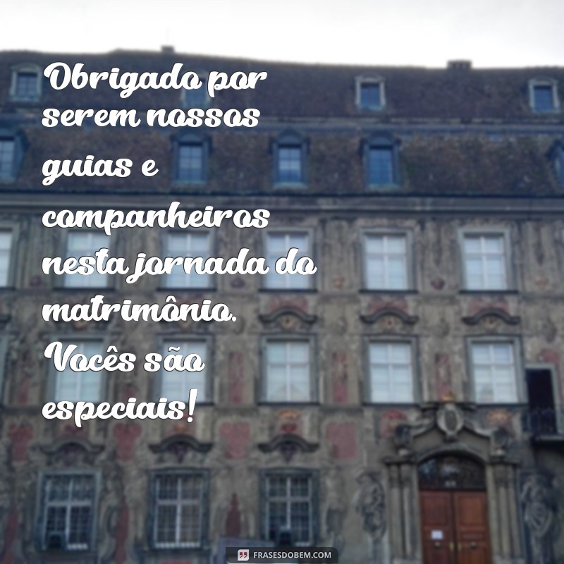 10 Mensagens de Agradecimento para Padrinhos de Casamento Evangélico 