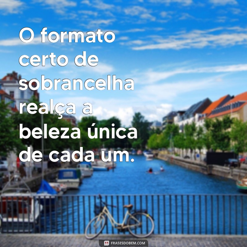 Frases Inspiradoras e Engraçadas sobre Sobrancelhas: Realce sua Beleza com Estilo 