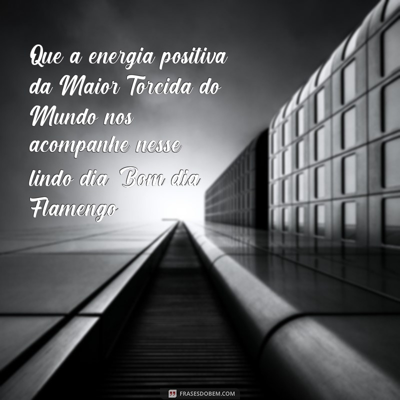 Descubra as melhores frases de bom dia para declarar seu amor ao Flamengo 