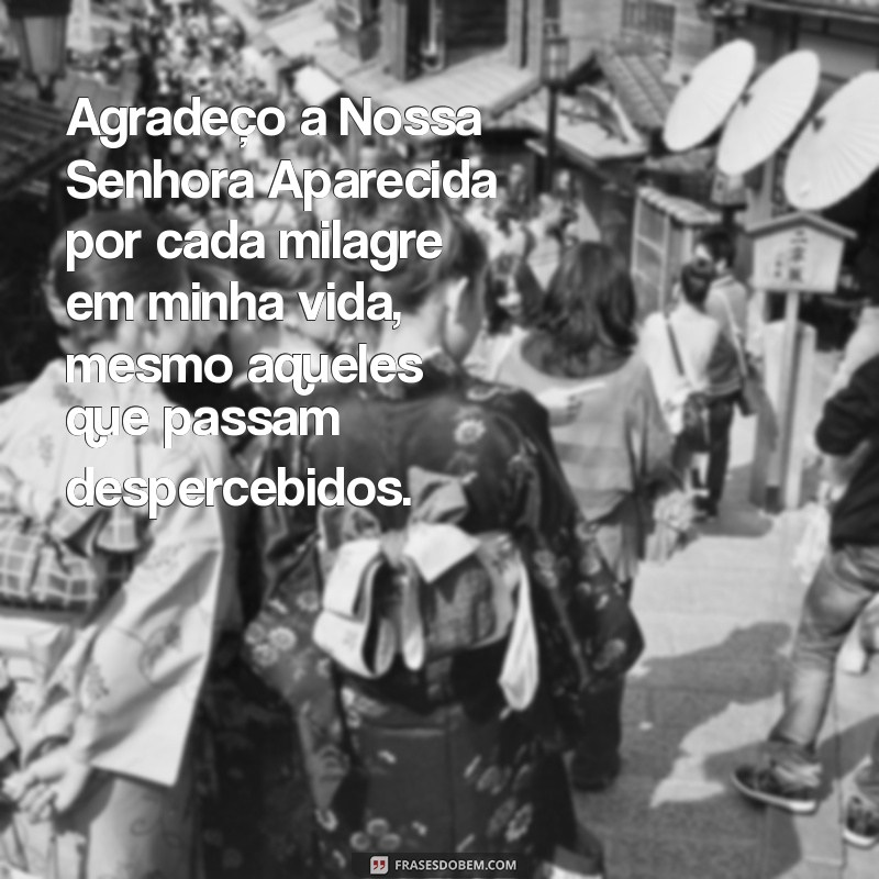 Frases de Agradecimento a Nossa Senhora Aparecida: Inspirações para Expressar Gratidão 