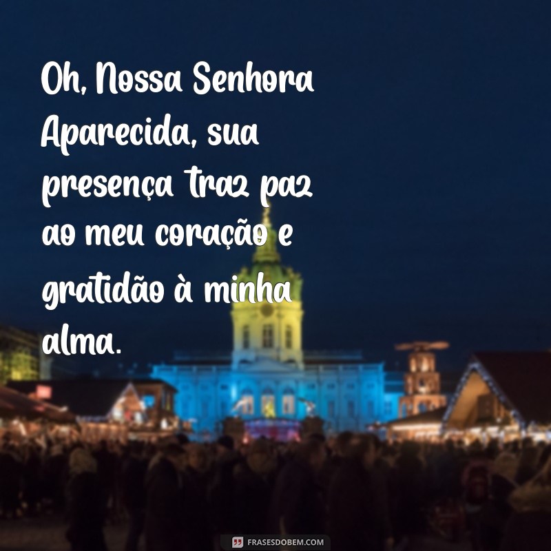 Frases de Agradecimento a Nossa Senhora Aparecida: Inspirações para Expressar Gratidão 