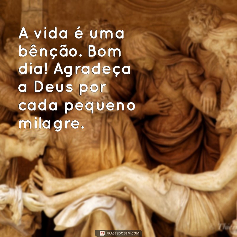 Imagens Inspiradoras de Bom Dia: Agradecendo a Deus com Gratidão 