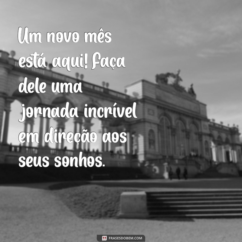 Frases Motivacionais para Começar o Mês com Energia e Determinação 