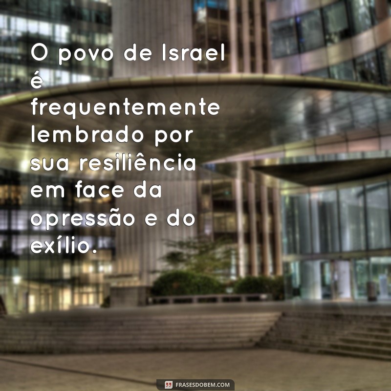 Descubra a História do Povo de Israel na Bíblia: Significados e Lições 