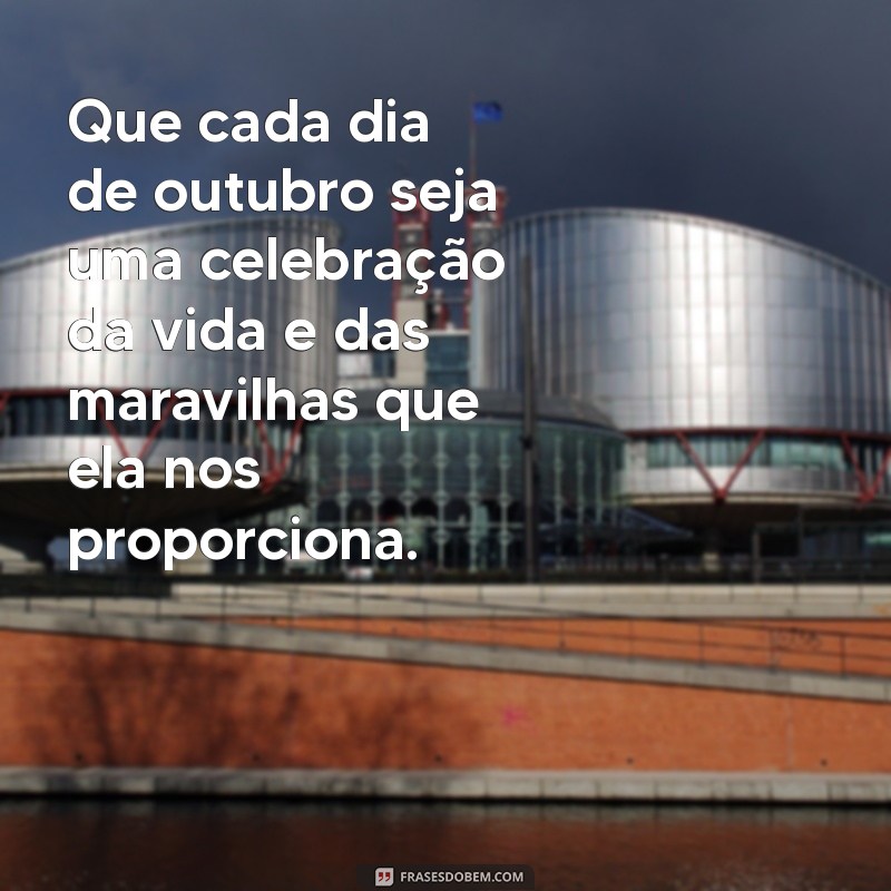 Mensagens Inspiradoras para o Mês de Outubro: Celebre a Mudança de Estação 