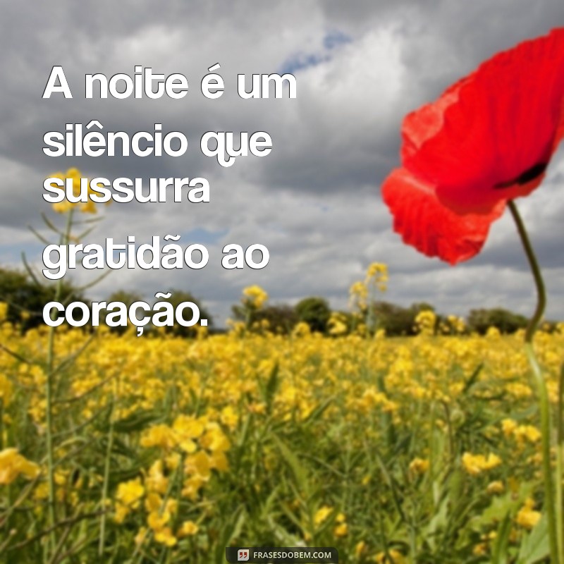 Descubra o Poder da Gratidão: Reflexões Noturnas para Acalmar a Mente 