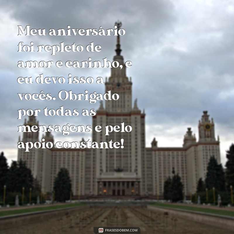 Mensagem de Agradecimento pelo Aniversário: Como Expressar sua Gratidão de Forma Especial 