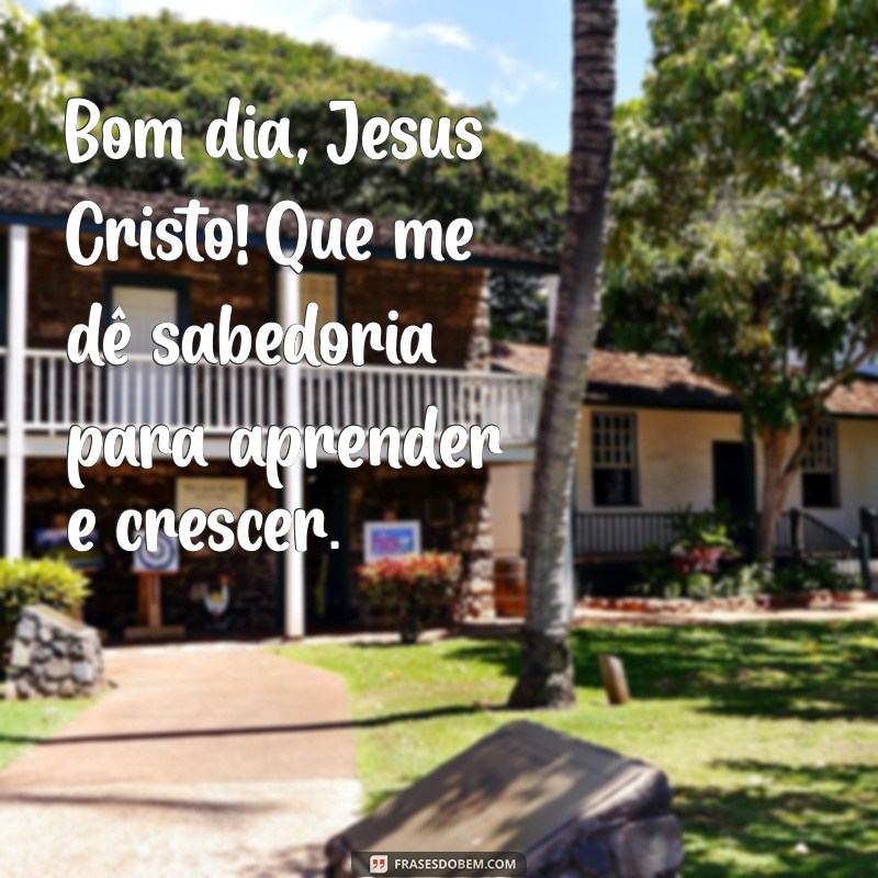 Bom Dia! Frases Inspiradoras para Começar o Dia com a Benção de Jesus Cristo 