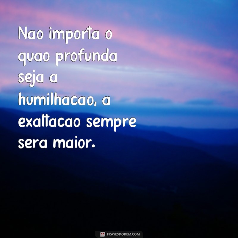 Descubra as melhores frases de superação para os humilhados se tornarem exaltados 