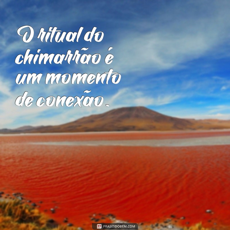 Frases Inspiradoras para Apreciar o Chimarrão: Conexões e Momentos 