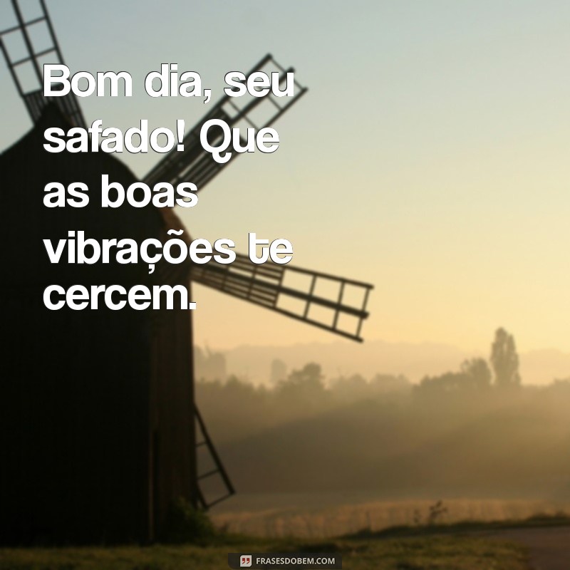 Bom Dia Safado: Frases Engraçadas para Começar o Dia com Humor 