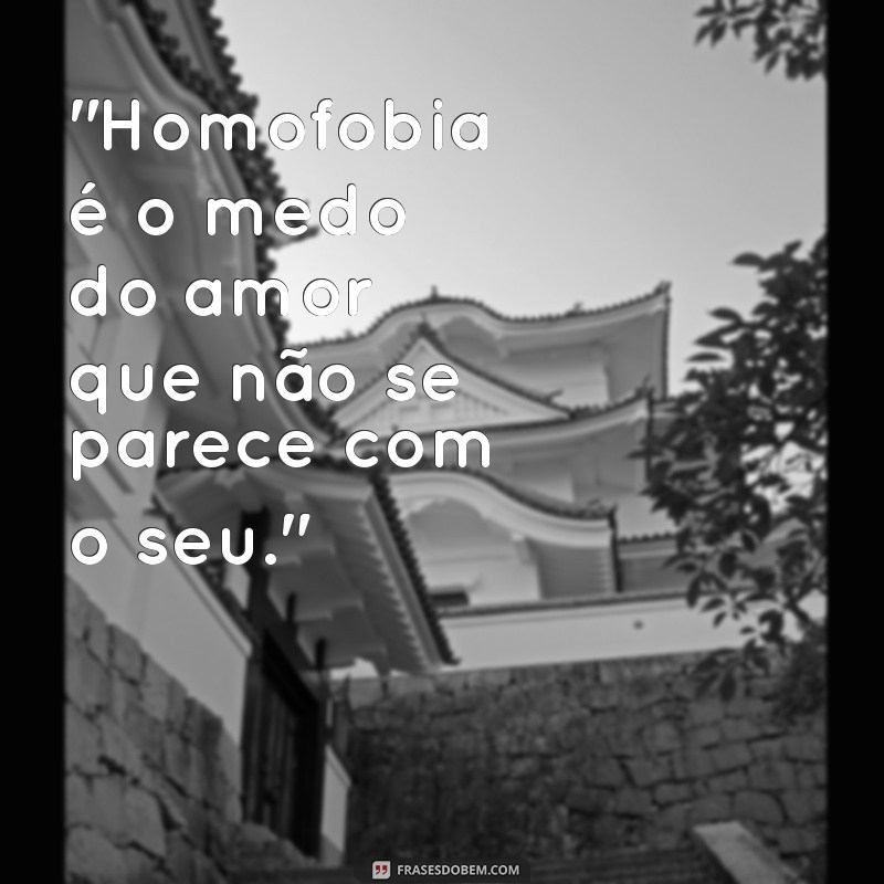 frases sobre homofobia 