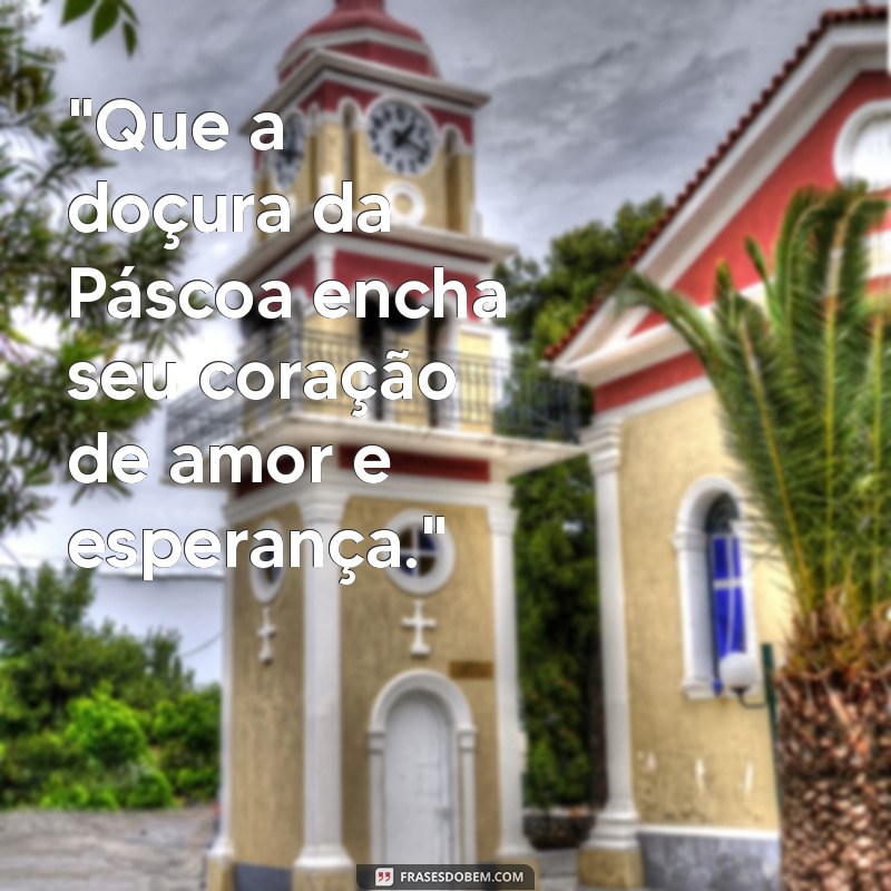 frases páscoa doce 