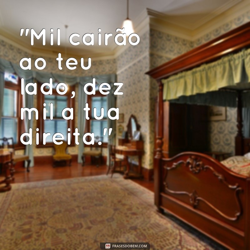 frases mil cairao ao teu lado dez mil a direita 