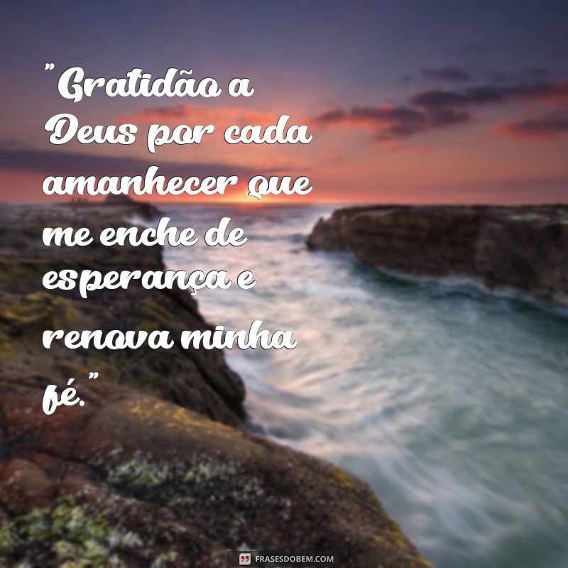 mensagem linda de agradecimento a deus 