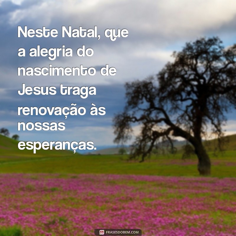 Frases Inspiradoras de Jesus para Celebrar o Natal com Fé e Esperança 