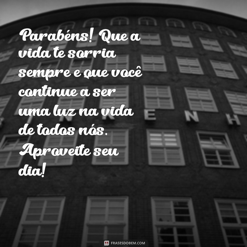 Mensagens de Aniversário Criativas e Carinhosas para o Genro 