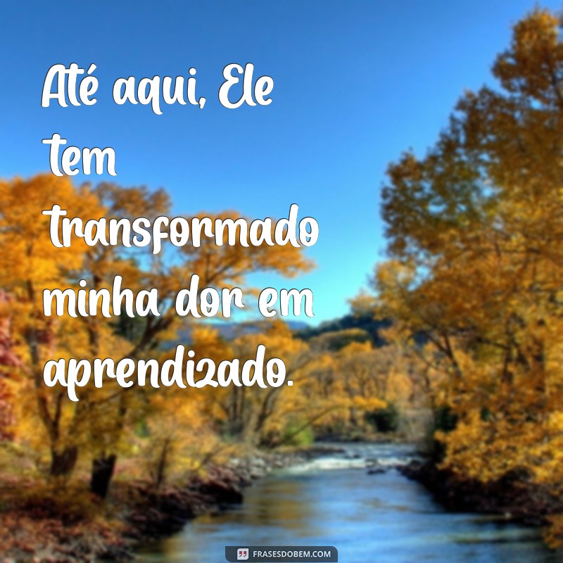 Frases Inspiradoras: Até Aqui o Senhor Me Sustentou e Seu Significado 