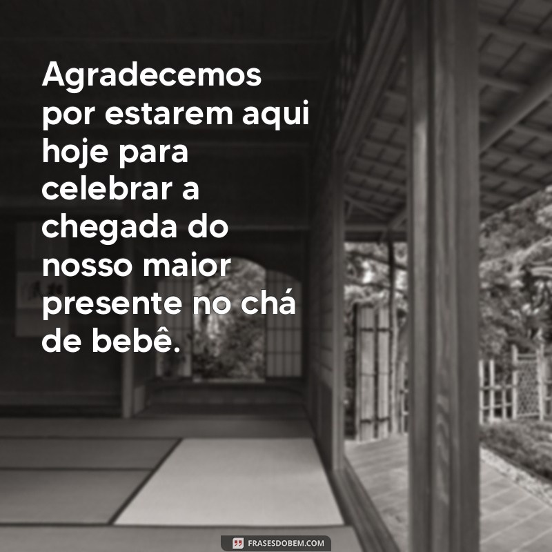 Encante e emocione com as melhores frases de agradecimento para chá de bebê 