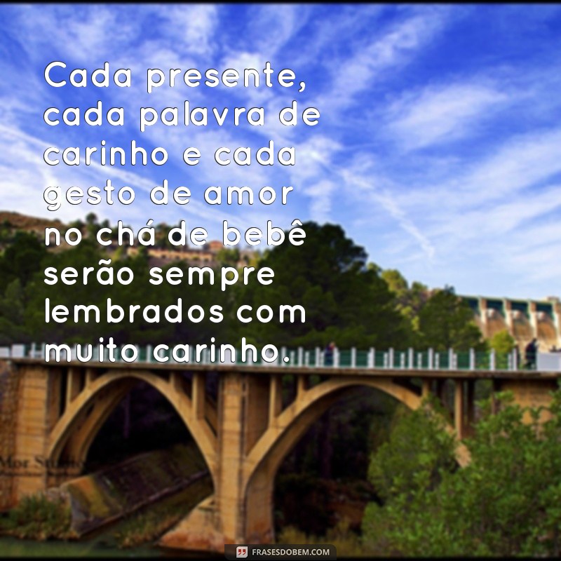 Encante e emocione com as melhores frases de agradecimento para chá de bebê 