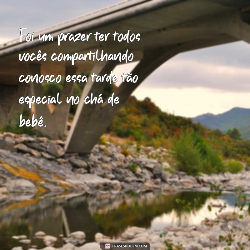 Encante e emocione com as melhores frases de agradecimento para chá de bebê 