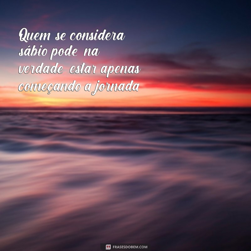 Frases Inspiradoras sobre Sabedoria e Humildade para Refletir 