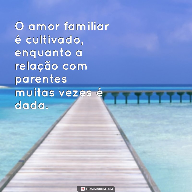 Por Que Parente Não É Sinônimo de Família: Entenda as Diferenças 