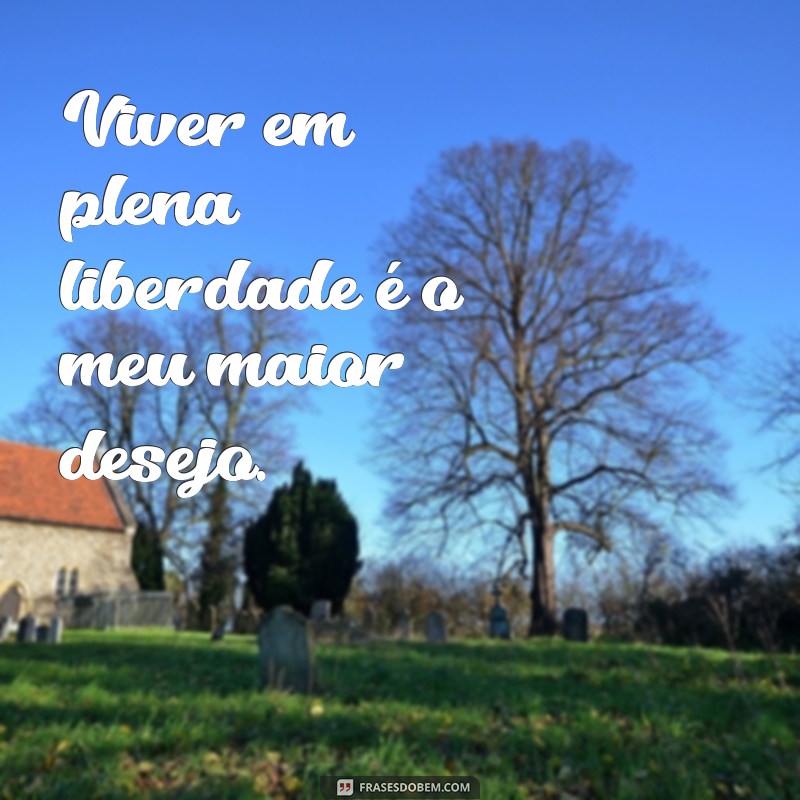 Descubra as 50 melhores frases inspiradoras sobre liberdade - Um sonho de liberdade 