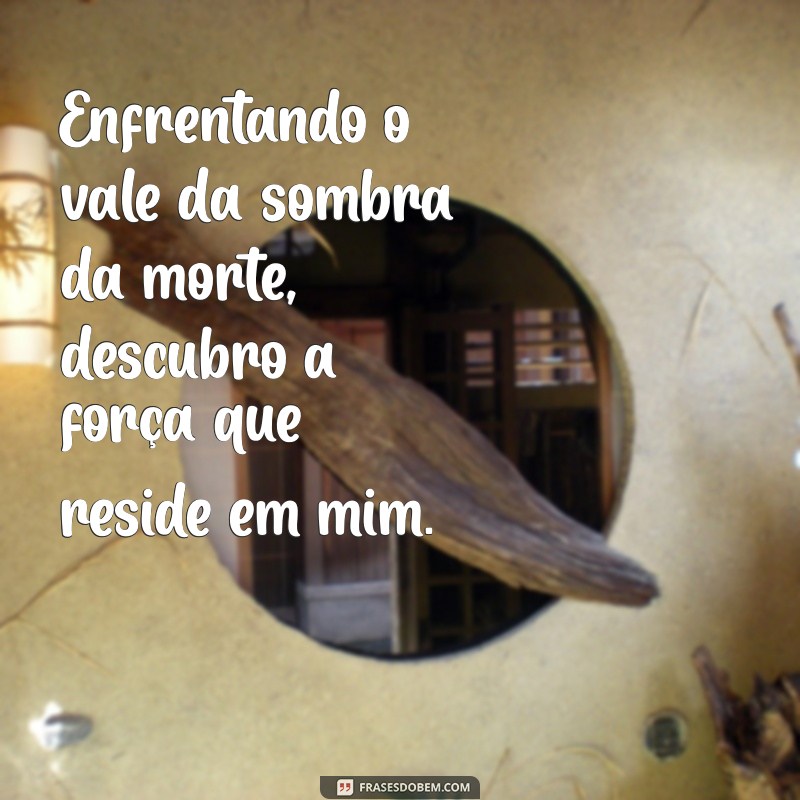 Frases Inspiradoras sobre Enfrentar o Vale da Sombra da Morte 