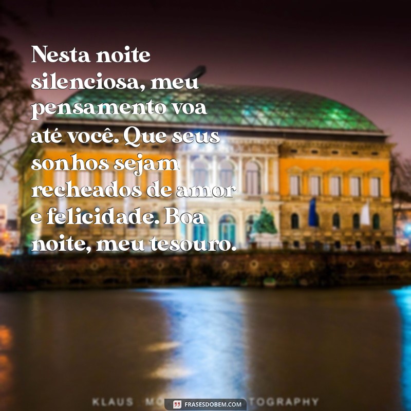 Frases Românticas de Boa Noite para Encantar seu Amor 