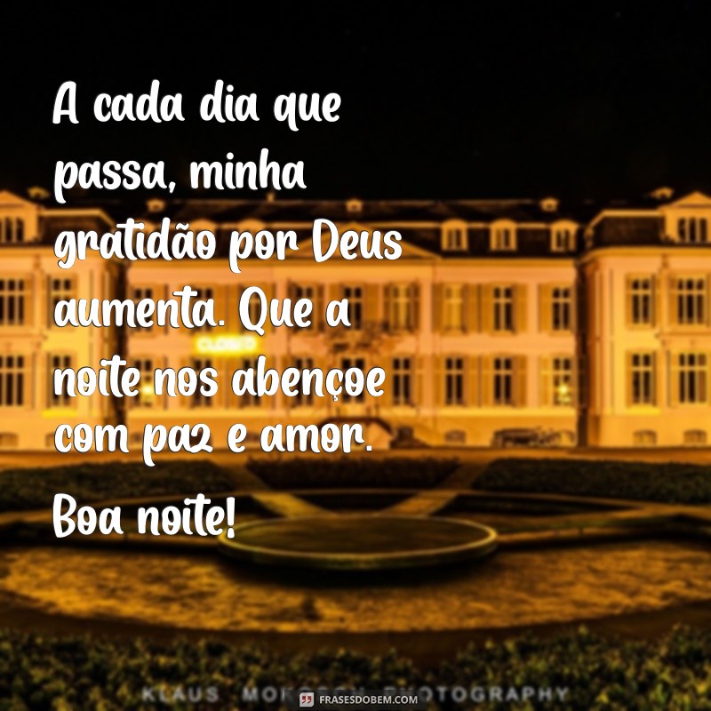 Mensagem de Boa Noite: Agradecendo a Deus por Mais um Dia 