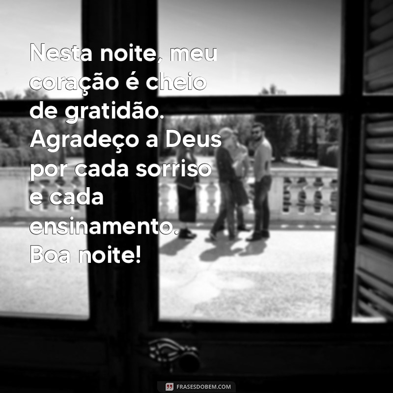 Mensagem de Boa Noite: Agradecendo a Deus por Mais um Dia 