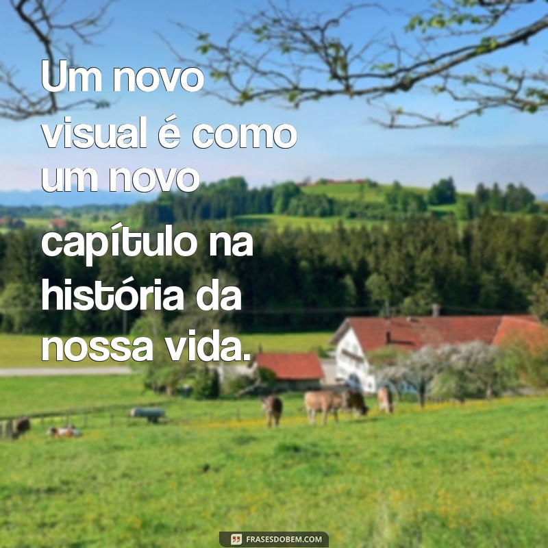 Transforme-se: Frases Inspiradoras sobre Mudanças de Visual 