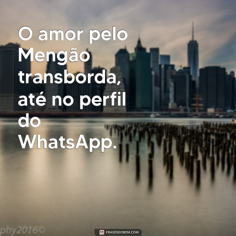 Descubra as melhores frases do Flamengo para personalizar seu perfil no WhatsApp 