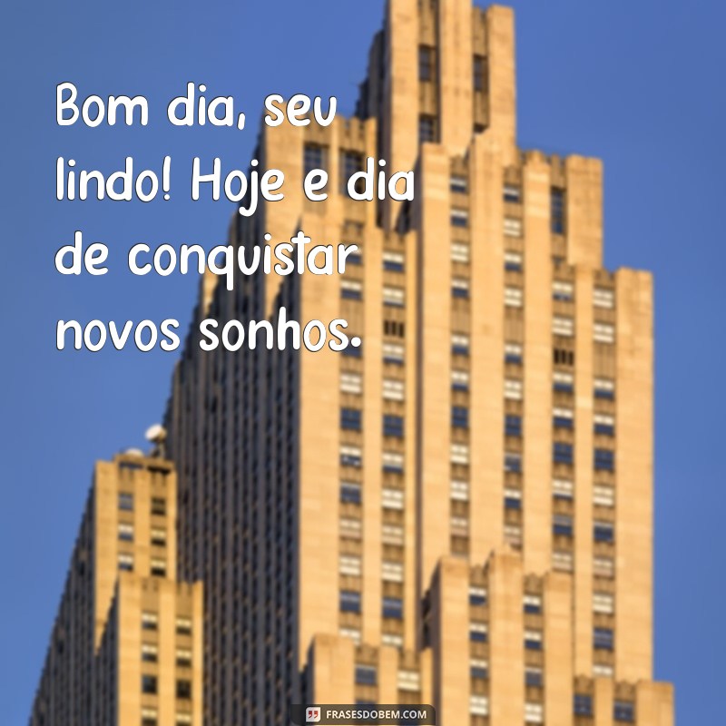 29 Frases Inspiradoras para Desejar um Bom Dia ao Seu Lindo 