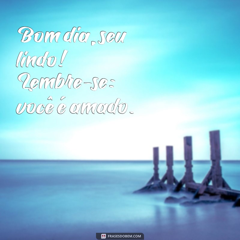 29 Frases Inspiradoras para Desejar um Bom Dia ao Seu Lindo 