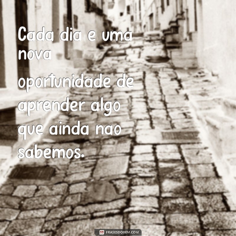 Aprendendo com a Vida: Mensagens Inspiradoras para Reflexão e Crescimento Pessoal 