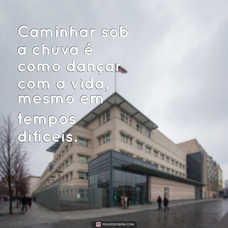 Frases Inspiradoras para Celebrar o Dia de Chuva: Reflexões e Poemas 