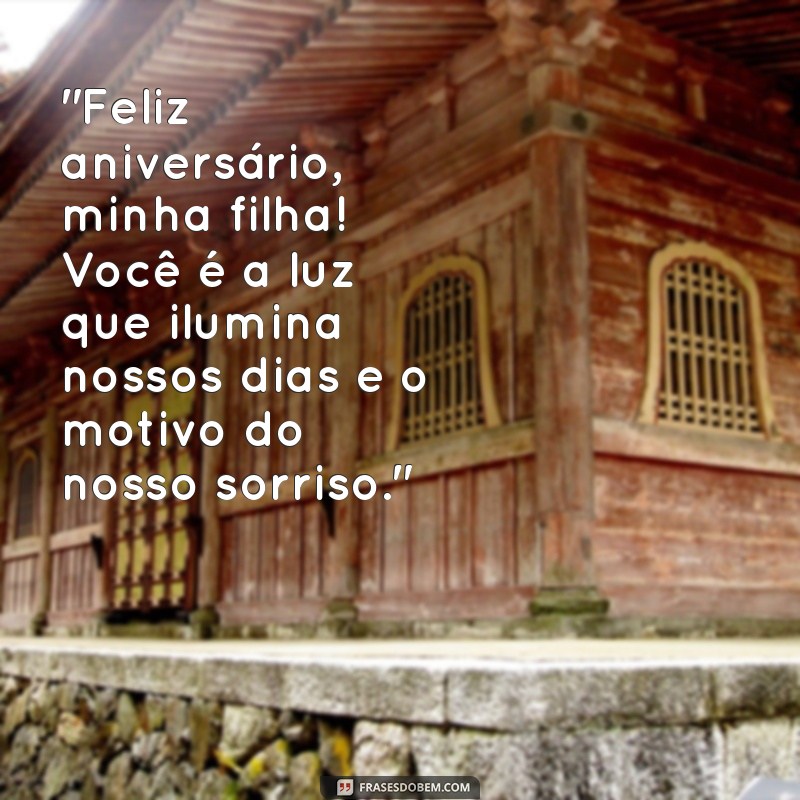 frases de aniversário de filha 