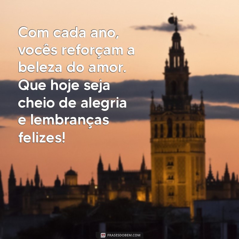 Mensagens Emocionantes de Aniversário de Casamento para Pais: Celebre o Amor e a União 