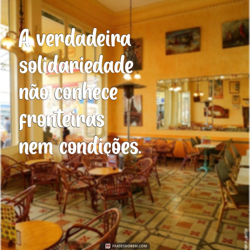 Solidariedade: A Importância de Estar Junto em Tempos Difíceis 