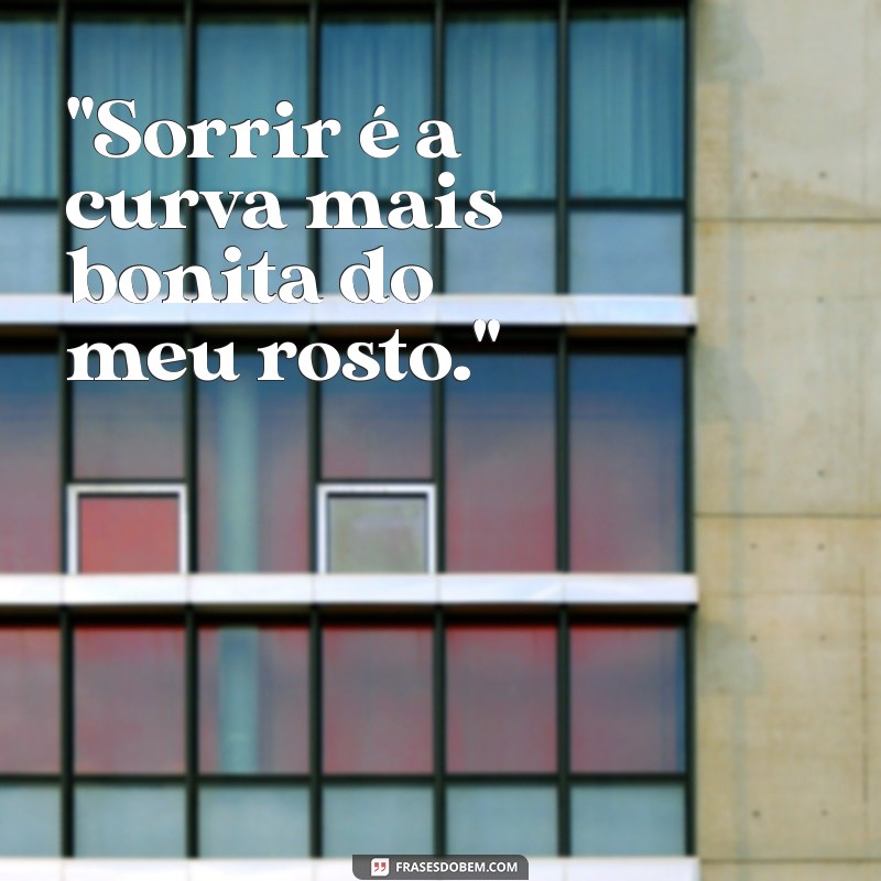 frases de fotos sorrindo 