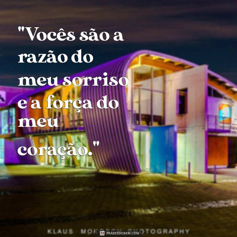 frases para filhos casal 