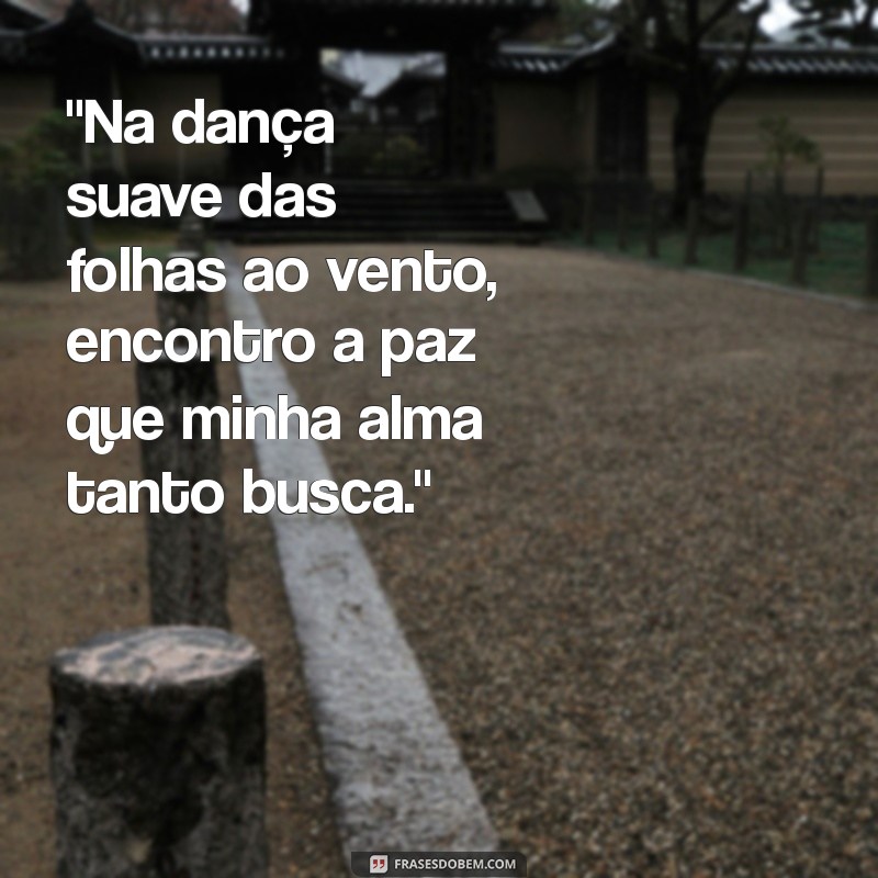 frases de paz e natureza 